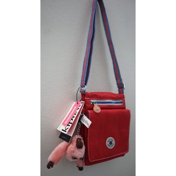 Kipling KIA2V1-P0C Women's Red/Berry Blitz NWEldorado Crossbody Bag - Picture 7 of 14